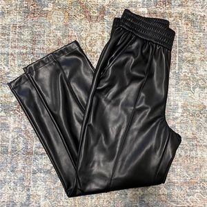 Faux Leather Pants